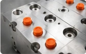 Aerospace silicone plug application