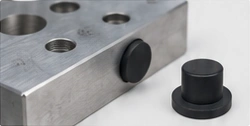Hole Protection using silicone stoppers