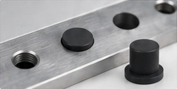 Sealing using silicone stoppers