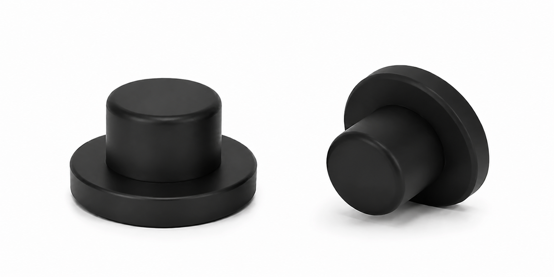 T-shaped silicone stoppers
