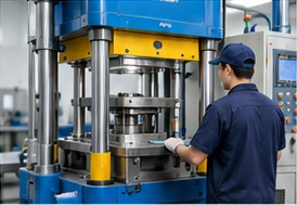 Molding of rubber stoppers