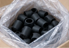 Packing of rubber stoppers